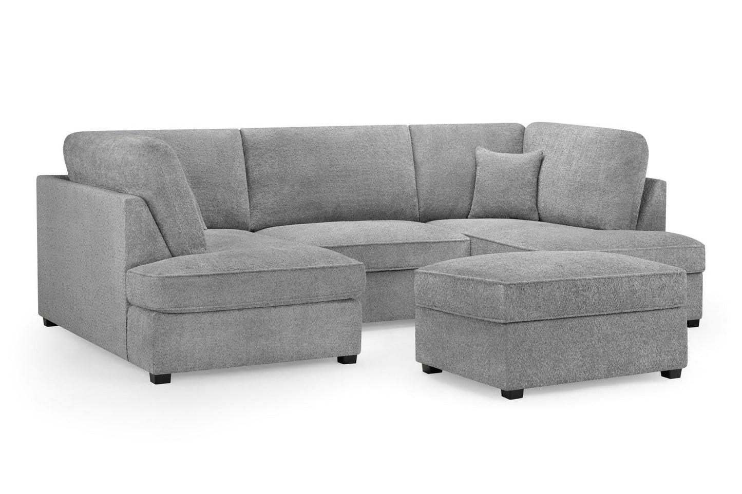 Pisa Boucle U Shape Corner Sofa