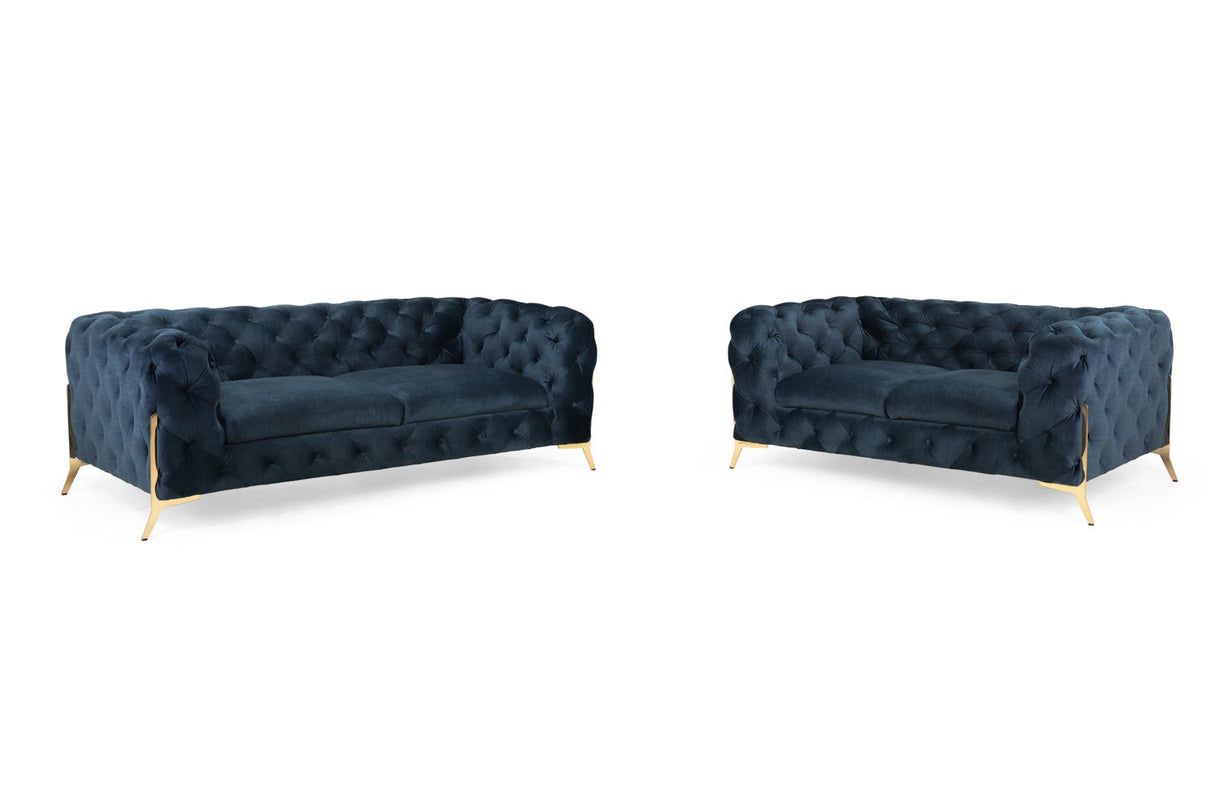 Busan Chesterfield 3 & 2 Seater Sofa Set – Elegant & Comfortable - Ready2GoFurniture 