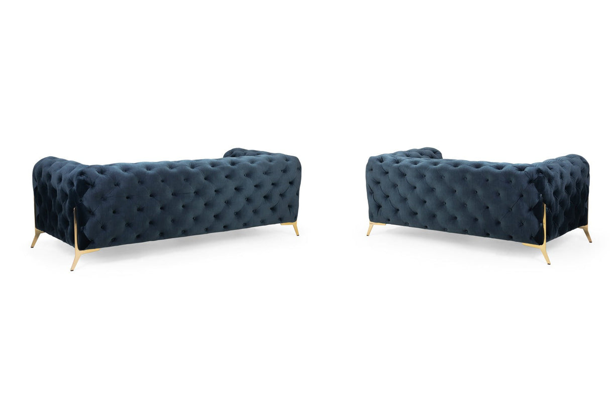 Busan Chesterfield 3 & 2 Seater Sofa Set – Elegant & Comfortable - Ready2GoFurniture 