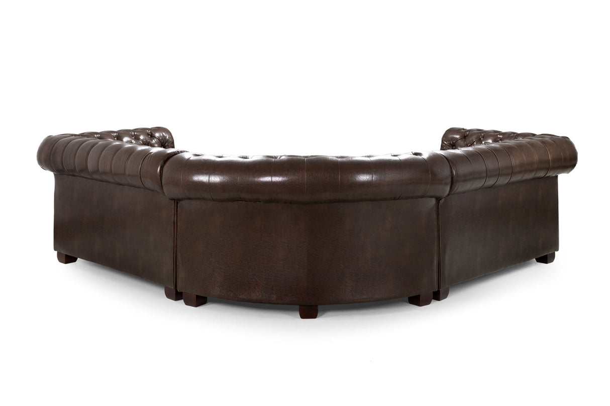 Palermo Large Corner Sofa – Timeless Chesterfield Elegance - Ready2GoFurniture 