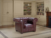 Chesterfield Sofa Oxblood Red Armchair