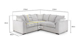 Cologne Large Corner Sofa – Stylish & Comfortable Seating - Ready2GoFurniture 