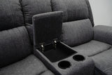 Harlow 3 & 2 Seater Electric Recliner Sofa Set – Grey Fabric