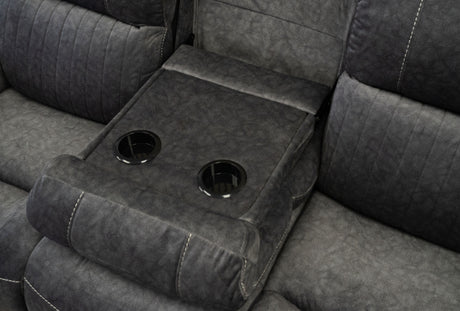 Harlow 3 & 2 Seater Electric Recliner Sofa Set – Grey Fabric