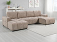 Shanghai Luxury Beige U Shape Corner Sofabed - Ready2Go Furniture