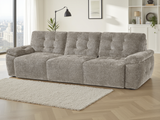 Dallas Electric Sofabed Mushroom 3 Seater - Ready2Go Furniture