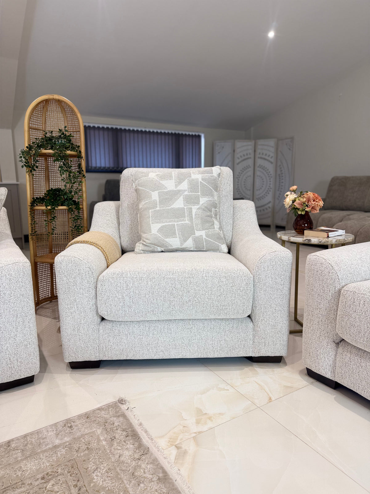 Douglas Sofa Beige Armchair