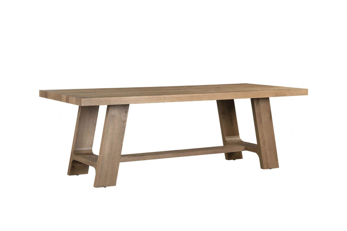 Oak Rectangular Extra Large Dining Table 230cm