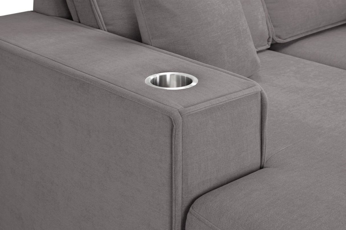 Pisa Sofabed Grey Universal Corner