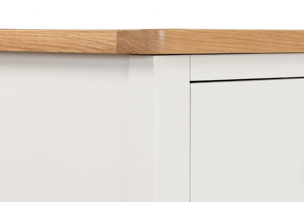 Cashmere Wooden 6 Drawer Dressing Chest with Oak Top