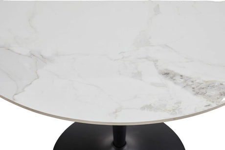 Cody Dining Table Round 800 White