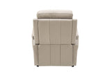 Cashmere Leather Single Seater Sofa with Padded Armrests