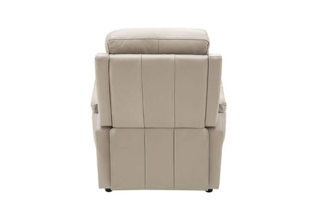 Cashmere Leather Single Seater Sofa with Padded Armrests