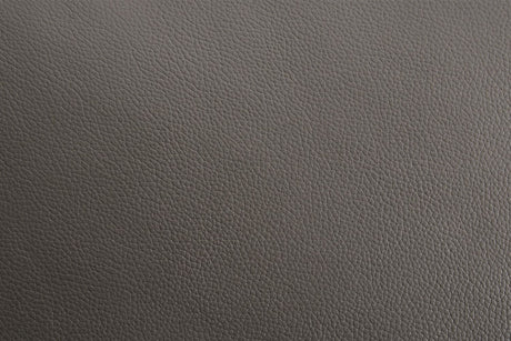 Truffle Leather Single Seater Sofa with Padded Armrests