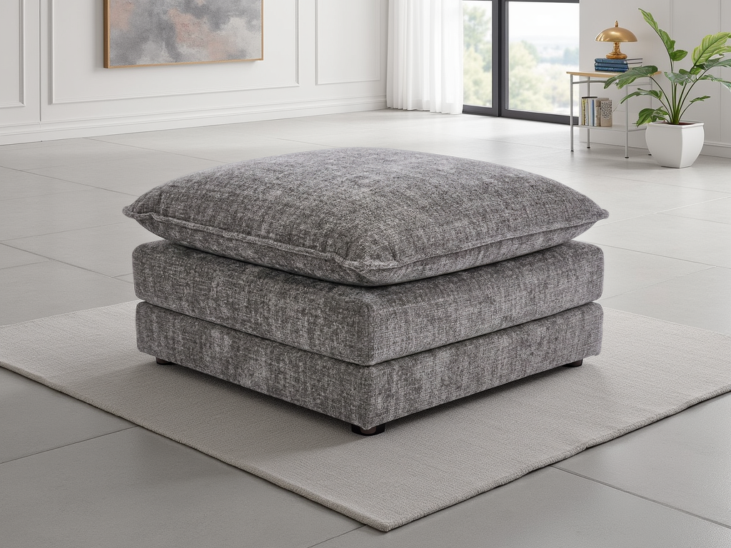 Solaya Sofa Grey Footstool