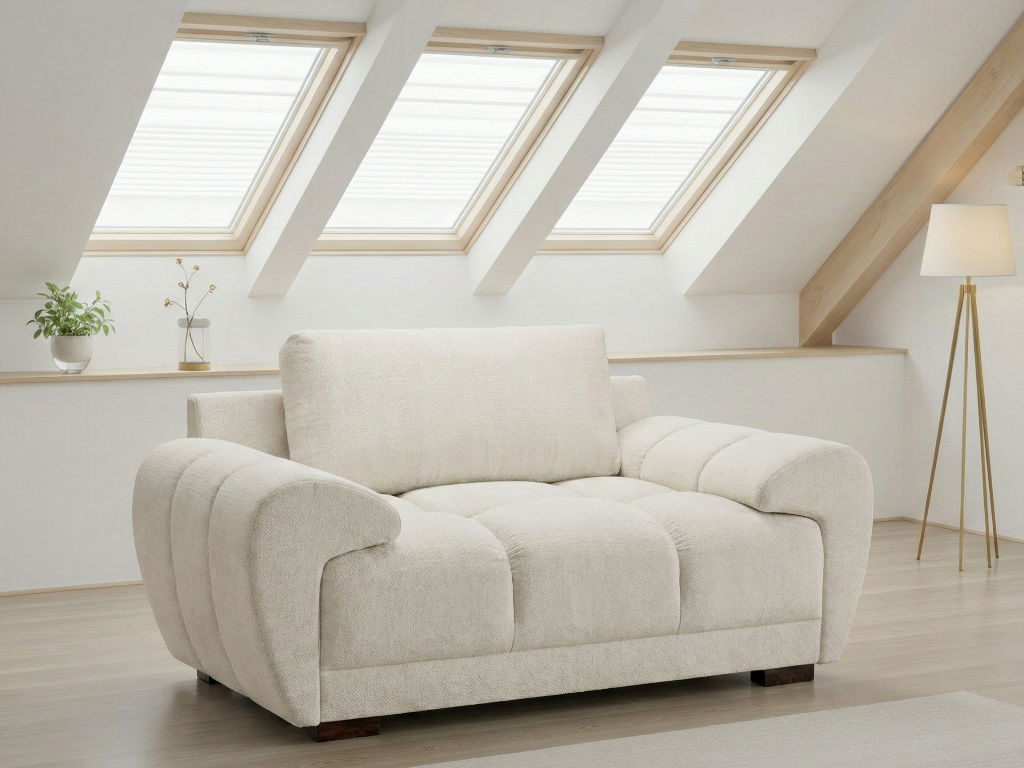 Azzuro Sofa Cream Armchair - Ready2Go Furniture