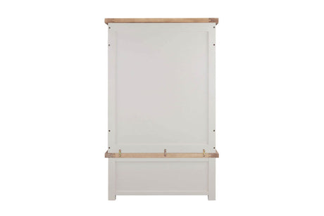 Taupe Wooden Hall Stand with 4 Hooks Washed Oak Top