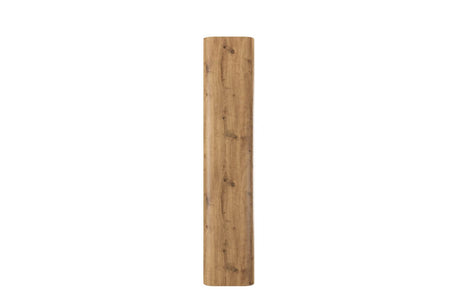 Cashew Rustic Oak Tall Bookcase Cabinet