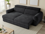 Dakota Electric Sofabed Black 3 Seater - Ready2Go Furniture