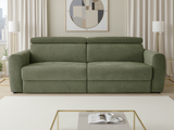 Dakota Electric Sofabed Green 3 Seater - Ready2Go Furniture