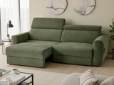Dakota Electric Sofabed Green 3 Seater - Ready2Go Furniture