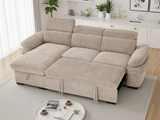 Hudson Sofabed Beige Universal Corner - Ready2Go Furniture