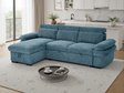 Hudson Sofabed Blue Universal Corner - Ready2Go Furniture