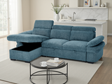 Hudson Sofabed Blue Universal Corner - Ready2Go Furniture