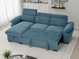 Hudson Sofabed Blue Universal Corner - Ready2Go Furniture