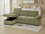 Hudson Sofabed Green Universal Corner - Ready2Go Furniture