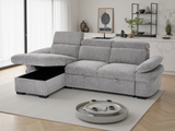 Hudson Sofabed Grey Universal Corner - Ready2Go Furniture