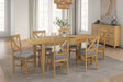 Marsden Dining Table Extending 1200 1600 Natural Oak (Nett)