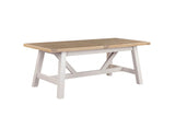 Doune Refectory Dining Table 19002350 Extending Taupe
