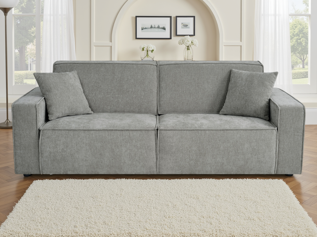 Houston Electric Sofabed Grey 3 Seater - Ready2Go Furniture