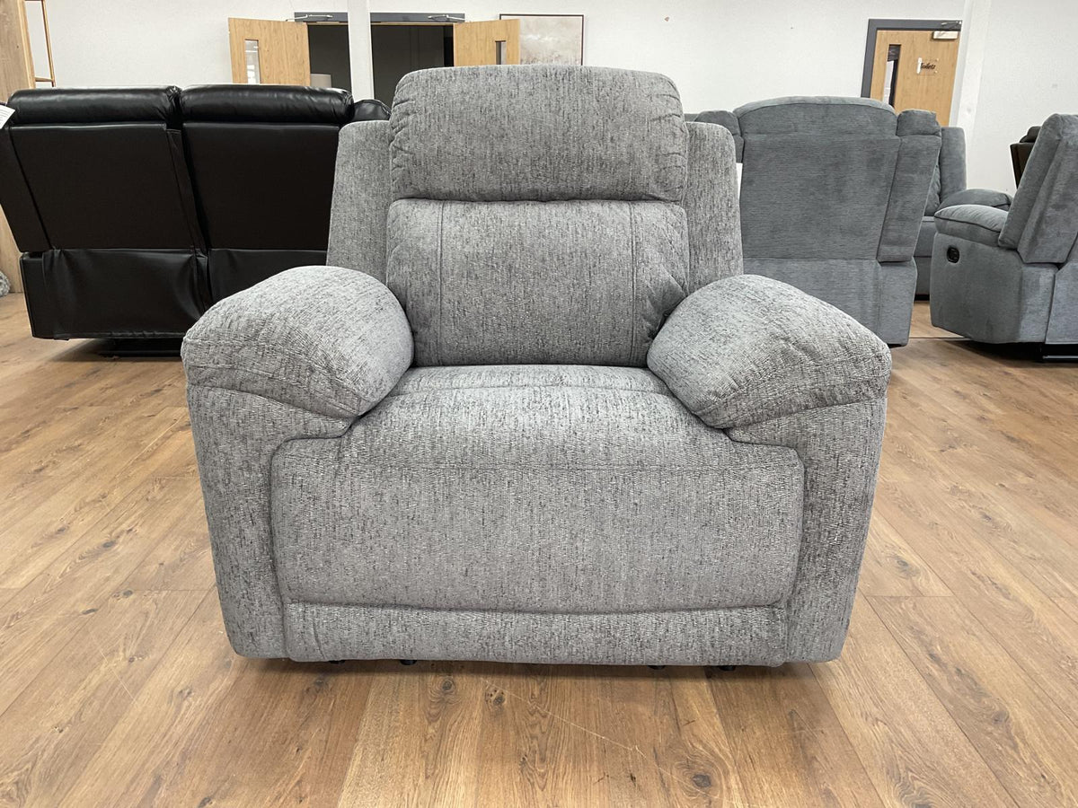 Owen Electric Recliner Sofa Grey Armchair - Ready2Go Furniture