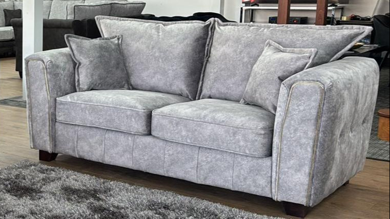 Serena Sofa Grey 2 Seater - Ready2Go Furniture