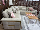 Jupiter Sofa Beige Large Corner - Ready2Go Furniture