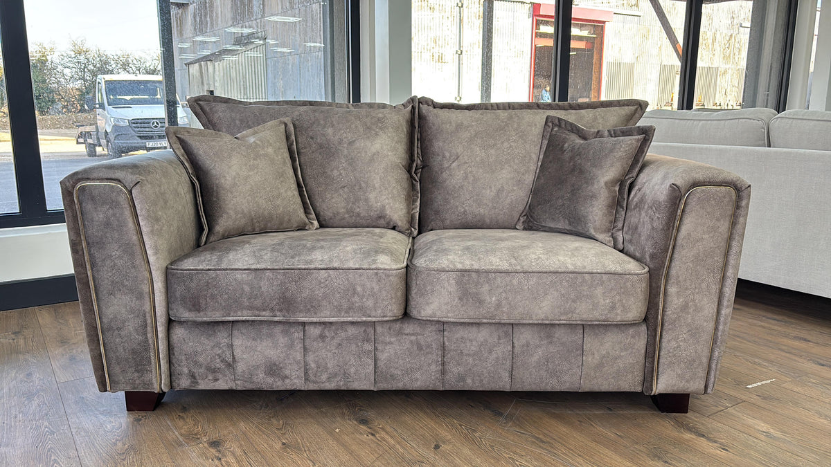 Serena Sofa Brown 2 Seater - Ready2Go Furniture