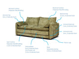 Solaya Sofa Black 3 Seater - Ready2Go Furniture