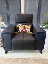 Richmond Electric Recliner Sofa Black Armchair - Ready2Go Furniture