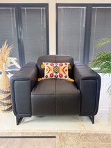 Richmond Electric Recliner Sofa Black Armchair - Ready2Go Furniture