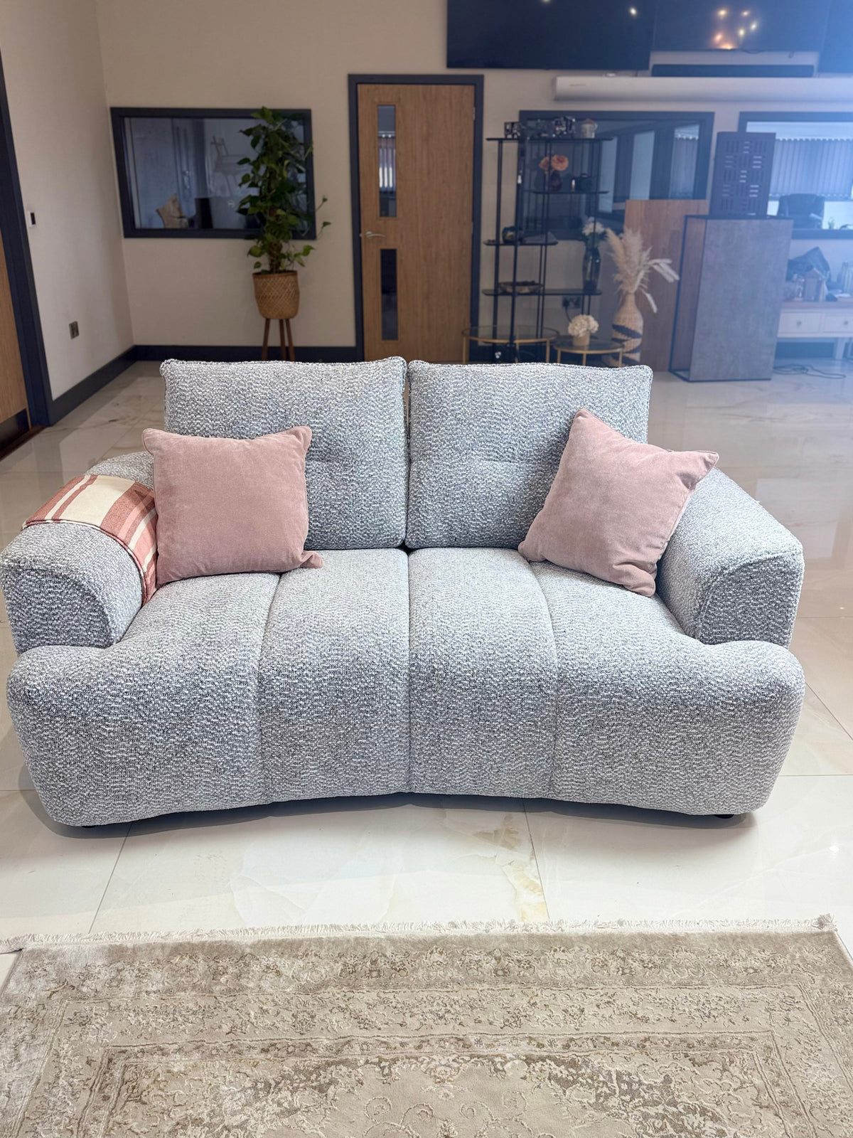 Cordova Sofa Grey 2 Seater