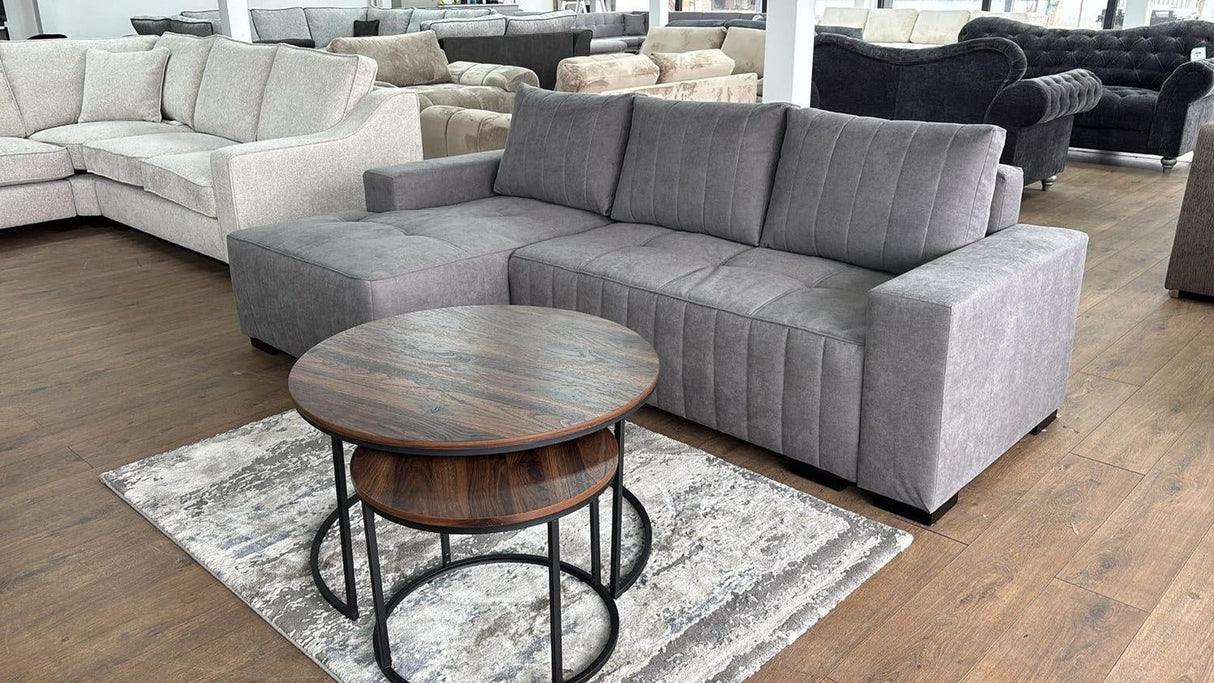 Hugo Sofabed Grey Left Hand Facing Corner