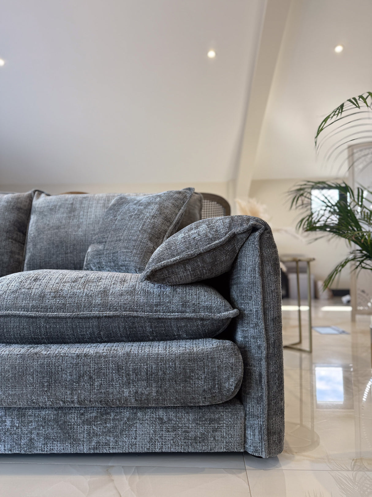 Solaya Sofa Grey 3 Seater - Ready2Go Furniture