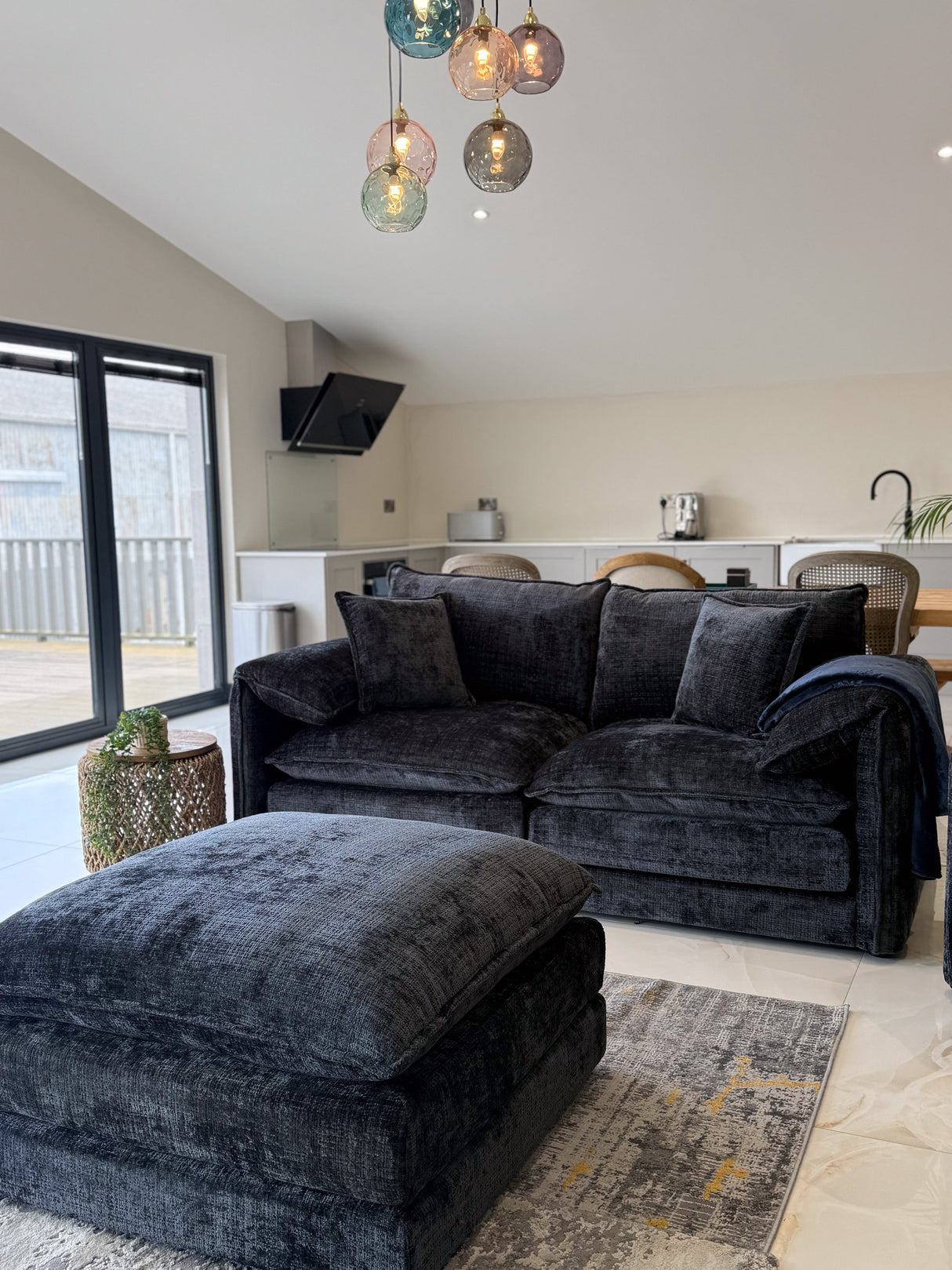 Solaya Sofa Black 3 Seater - Ready2Go Furniture