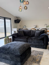 Solaya Sofa Black 3 Seater - Ready2Go Furniture