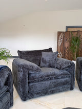 Solaya Sofa Black Armchair - Ready2Go Furniture