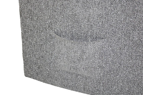 Grey Fabric Lift and Rise Recliner Chair with Lumbar Support