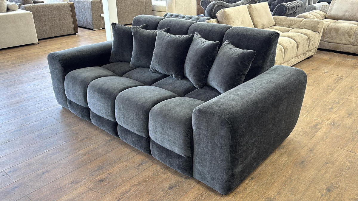 Jacob Sofa Black 3 Seater