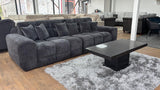 Jacob Sofa Black 4 Seater
